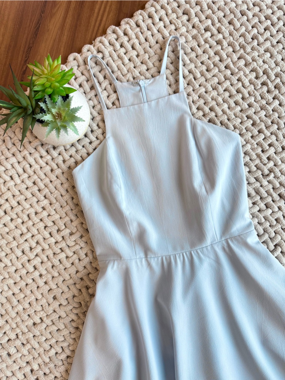 Lulus | Call to Charms Light Blue Skater Dress | X-Small